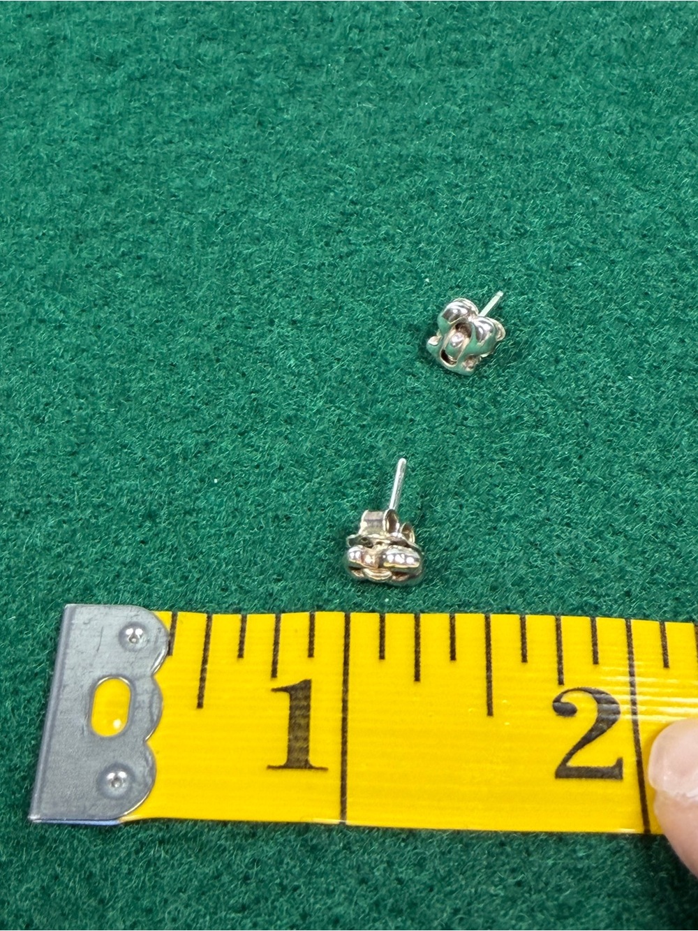 TOUS Sterling Silver Bear Stud Earrings Iconic Teddy Bear Designer Jewelry - Picture 9 of 10